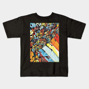 Rainbow Skull 9 Kids T-Shirt